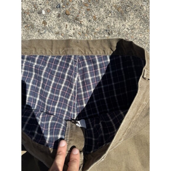 LL Bean Jeans Flannel Lined Men's Size 38x32 100% Cotton Natural Fit High Rise - Picture 4 of 7